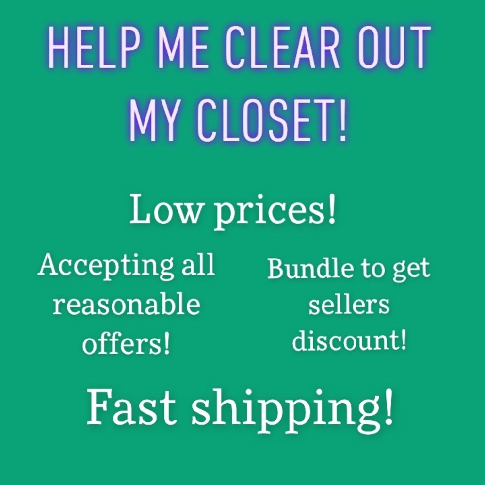 Help me clear out my closet!